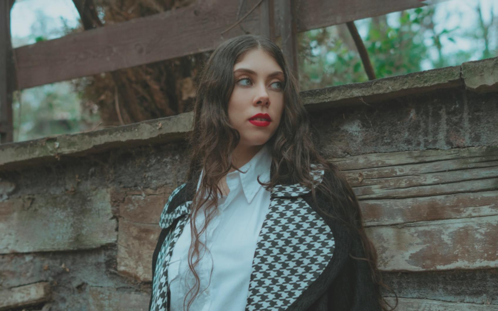 Professional beauty styling in progress during commercial photoshoot